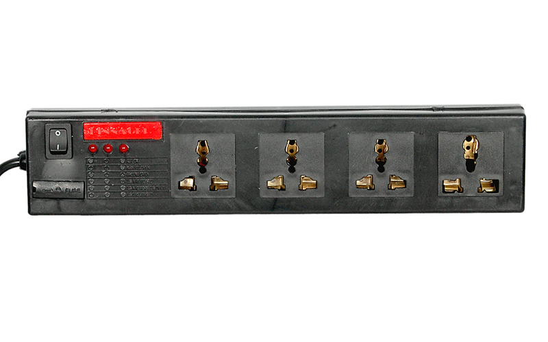 Pinnacle PA112 4 Socket SPIKE GUARD (Black)