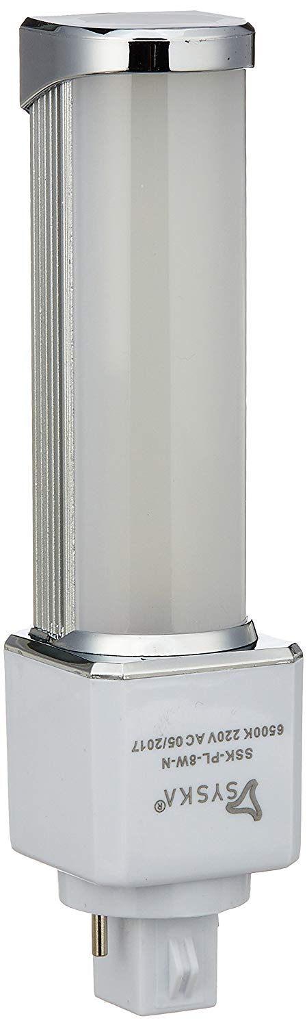 Syska PL Base B22 8-Watt LED Bulb (White)